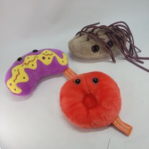 Giant Microbes Plush Lot Mitochondria Red Blood‎ Cell E Coli Science Drew Oliver